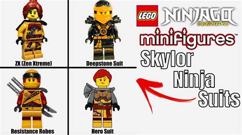 Ninjago Custom Golden Hero Minifigures Set 8pcs | ubicaciondepersonas ...