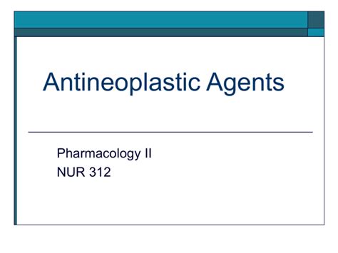 Antineoplastic Agents