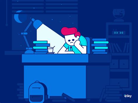 Late studying by Madalin Dragnea for Vână Animation Studio on Dribbble