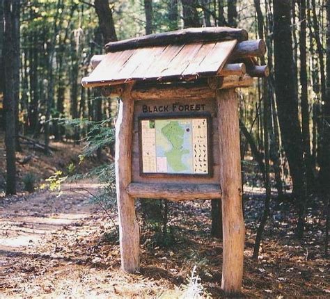 Information Kiosks | Park signage, Wood signage, Outdoor signage