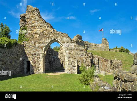 Hastings Castle Ruins East Sussex England UK GB Stock Photo - Alamy