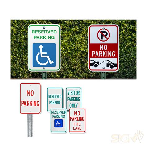 Aluminum Parking Signs - SignHD