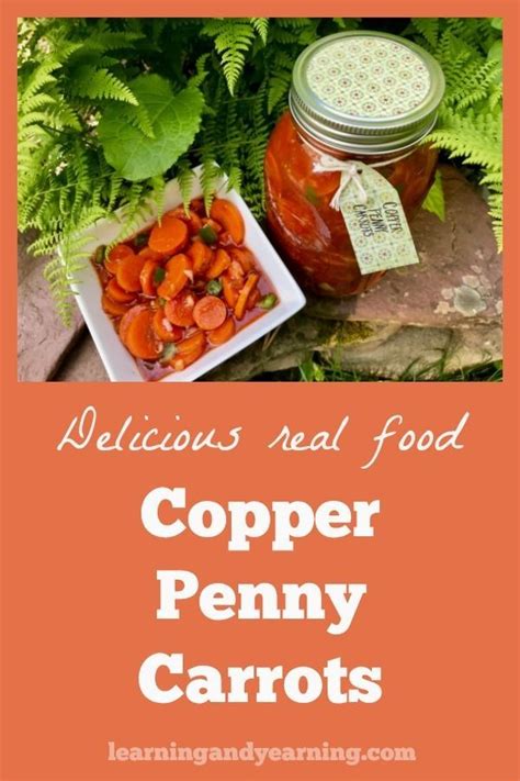 Real Food 'Copper Penny Carrots' Salad Honey Recipes, Great Recipes ...