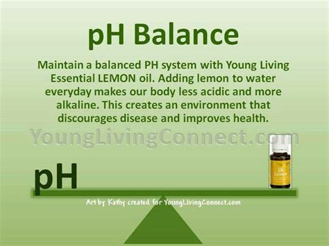 Lemon ph balance | Lemon Young Living | Pinterest