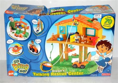 Fisher Price Go Diego Go, Diego'S Talking Rescue Centre, Over 70 Animal Auction (0005-2126668 ...