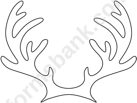 Cut Out Printable Reindeer Antlers - Printable Calendars AT A GLANCE