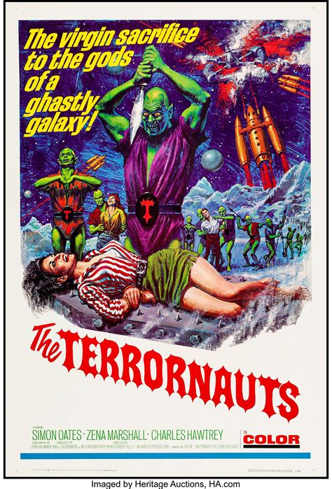 The Terrornauts (Embassy, 1967). One Sheet (27" X 41"). Science | Lot ...