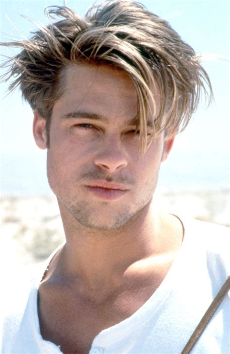 Celebrity Headshots From Before They Were Famous | Brad pitt hair, Brad ...