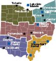 File:Map of Ohio Regions.svg - Wikitravel Shared