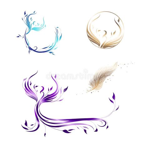 Phoenix feather stock vector. Illustration of creative - 21680004