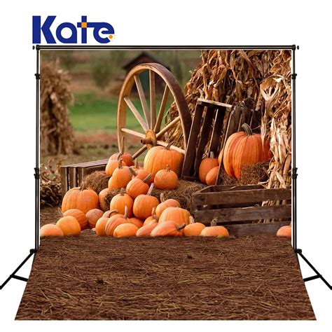 Kate 5x7ft Thanksgiving Photo Backgrounds Pumpkin Many Different Sizes ...