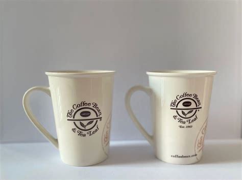 Coffee Bean & Tea Leaf Mugs Set, Furniture & Home Living, Kitchenware ...