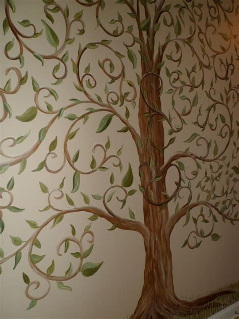 Savard Studios: Whimsical Tree of Life Wall Mural