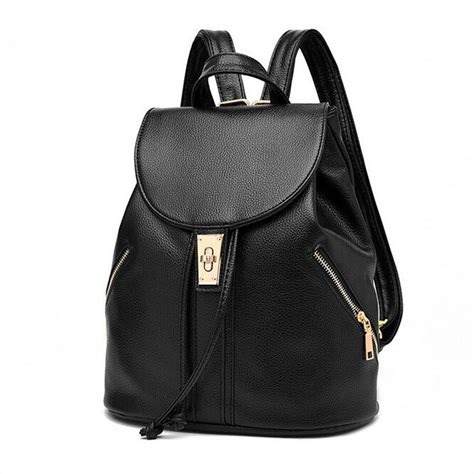 Black Leather Backpack Purse For Women | Paul Smith