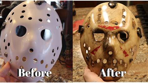 $4 Ebay Jason Mask Makeover- Jason Voorhees Mask DIY Tutorial Friday ...