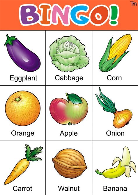 Free Printable Images Of Fruit And Vegetables - Freeda Qualls' Coloring ...