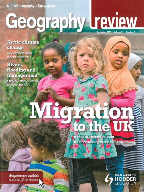 The latest issue of Geography Review for A-Level Geography is now available from the RFD and ...