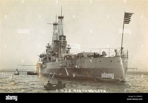 USS North Dakota, American battleship Stock Photo - Alamy