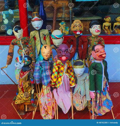 Puppets Wayang Golek stock image. Image of puppets, puppet - 48762385