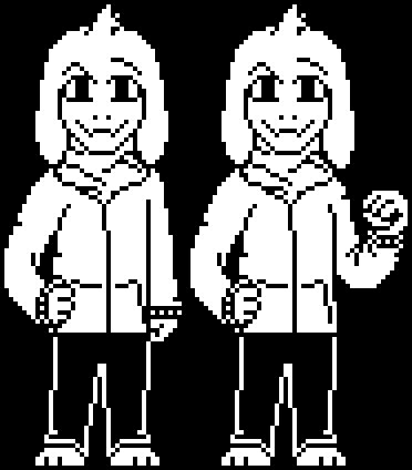 Undertale Asriel God Sprite