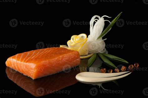 sushi on black background 6035641 Stock Photo at Vecteezy