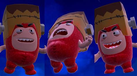 Oddbods Turbo Run - Red Frankenstein Costume Oddbod Fuse - YouTube