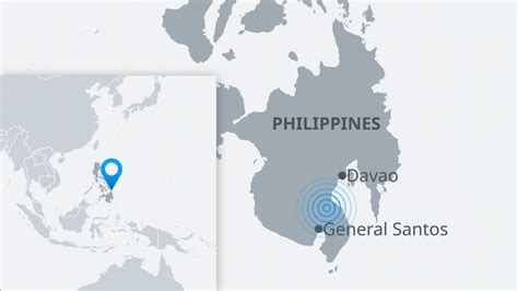 Epicenter Of Earthquake In Philippines - The Earth Images Revimage.Org