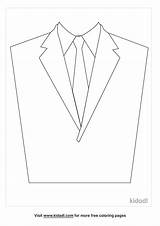 Free Suit Coloring Page  Printables Kidadl sketch template