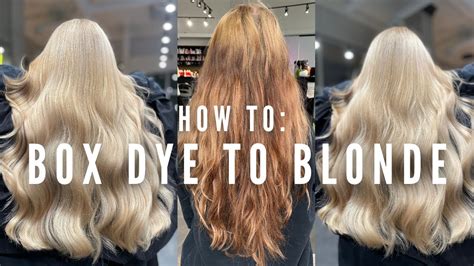 Hair Disaster! Transforming Box dye to Blonde in one appointment with ...