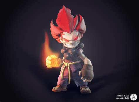 Street Fighter - Baby Akuma (Chibi) on Behance