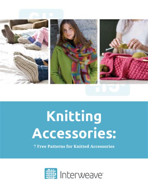 7 Free Patterns for Knitted Accessories | Free Knitting Patterns ...