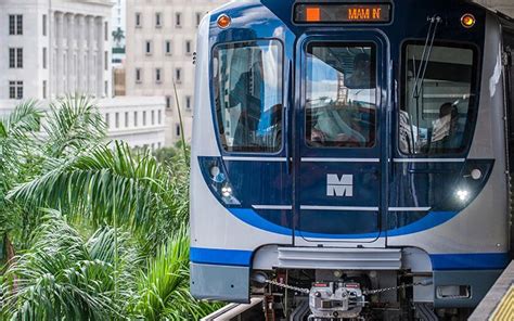 Metrorail in Downtown Miami Area/Brickell Area, FL