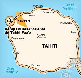 Aéroport de Papeete (PPT) - navette, taxi, parking, transfert - Bourse ...