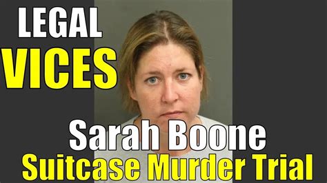 SARAH BOONE: SUITCASE MURDER TRIAL - Police interrogation video