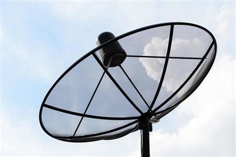 Satellite dish over sky 12856701 Stock Photo at Vecteezy