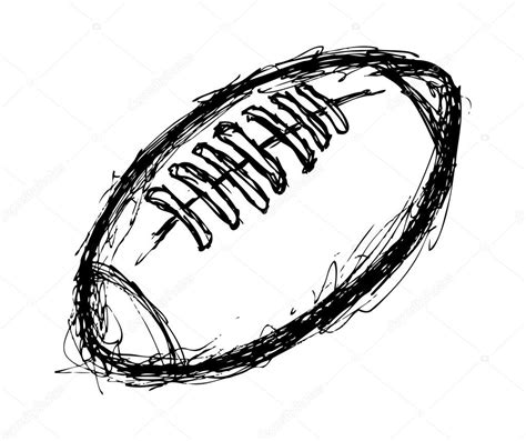 Rugby Ball Drawing at GetDrawings | Free download