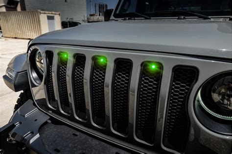 Jeep JL ORACLE PreRunner Style LED Grill Light Kit Green - Jeep Rubicon 2018-2021 | 5870-004 ...