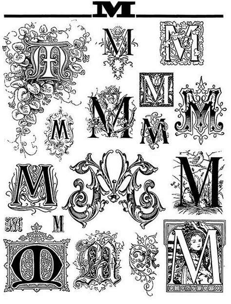 34 best Monogram M images on Pinterest | Writing, Arabesque and Calligraphy