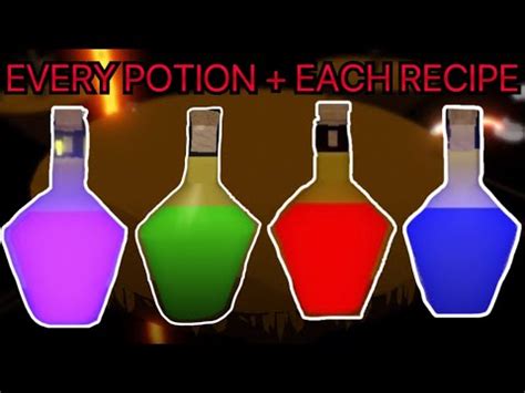 EVERY Alchemist POTION + EACH RECIPE! | Slap Battles - YouTube