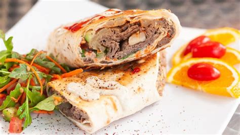 Lamb & Beef Shawarma Wrap