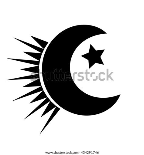 Islam Moon Symbol Stock Vector (Royalty Free) 434291746