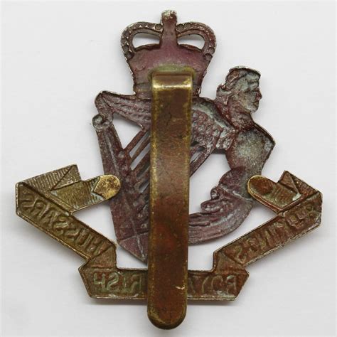 8th King's Royal Irish Hussars Cap Badge - Queen's Crown