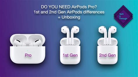 DO YOU NEED AirPods Pro? +1st and 2nd Gen AirPods model number ...