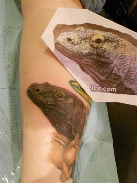 Komodo Dragon Tattoo - Wiki Tattoo