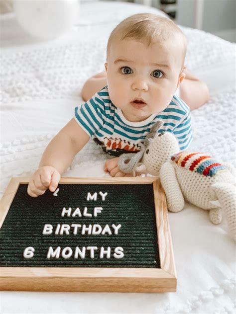 Pin by Britni B on lil’ ones | Baby photoshoot boy, Baby milestones pictures, 6 month baby ...