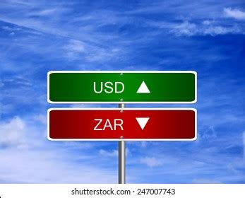 Zar Usd Symbol Icon Down Currency Stock Photo 247007743 | Shutterstock