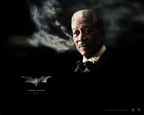 Batman Begins. Lucius Fox. Morgan Freeman.