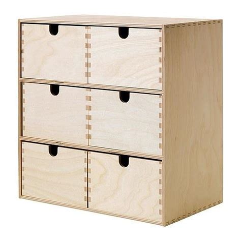 MOPPE mini chest of drawers birch plywood 31x18x32 cm (602.163.56 ...