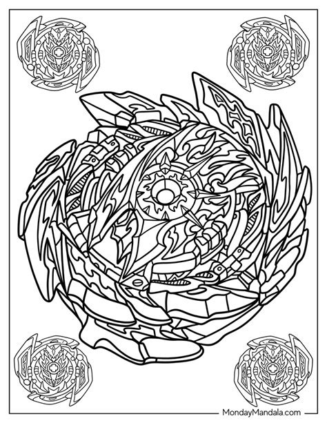 20 Beyblade Coloring Pages (Free PDF Printables)