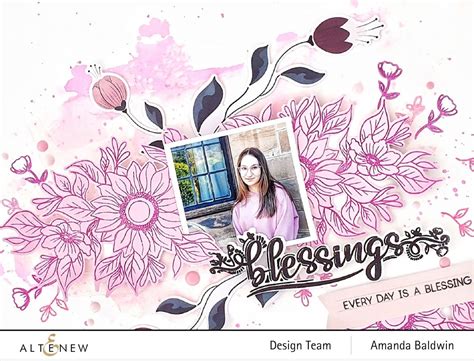 Creative Crafting with Featured Florals - Altenew Scrapbook